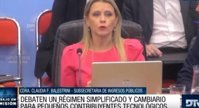 Con en el análisis de funcionarios, comenzó en diputados el debate sobre el proyecto de monotributo tecnológico