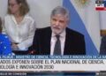 EL MINISTRO FILMUS RESPALDÓ EL “PLAN NACIONAL DE CIENCIA, TECNOLOGÍA E INNOVACIÓN 2030”