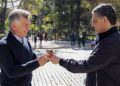 Mauricio Macri se metió de lleno en la campaña porteña y recorrió el barrio de Belgrano con Jorge Macri