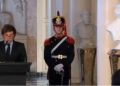 Milei, en el homenaje a Carlos Menem en la Casa Rosada