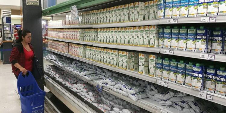 En el mercado interno la venta de leche y sus derivados sigue en una pronunciada caída