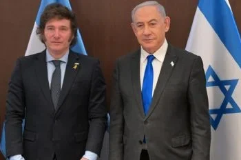 Javier Milei respaldó a Israel y a Benjamin Netanyahu