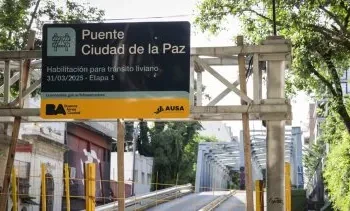 Jorge Macri confirmó la reapertura del puente de Ciudad de la Paz en CABA