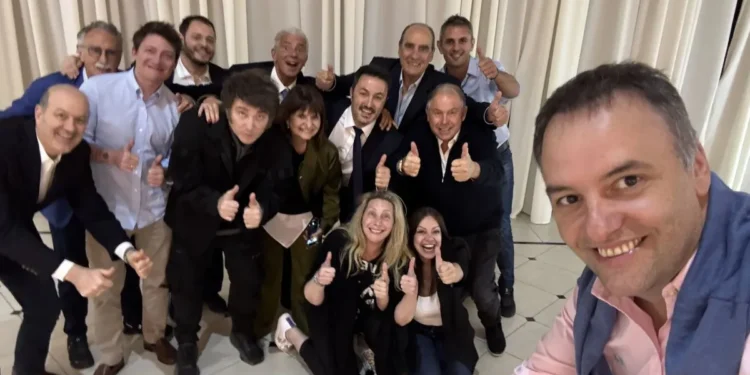 Javier Milei cerró el año con sus ministros