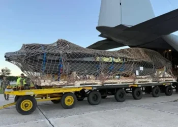 Llegó el primer avión F-16 para la Fuerza Aérea