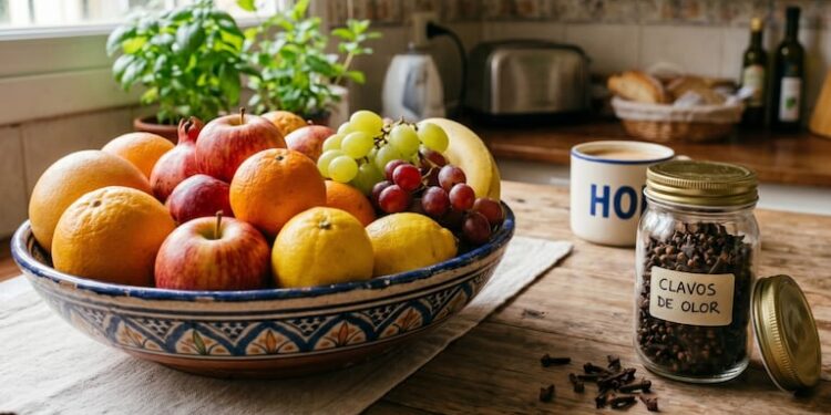 Clavos de olor y frutas: su rol en la protección contra insectos