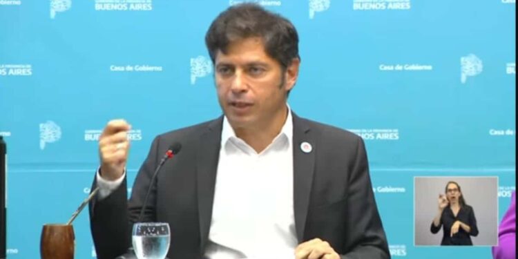 Duras críticas de Axel Kicillof a Javier Milei: «La actividad económica está destruida».