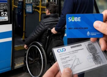 La Secretaría de Transporte confirma la gratuidad de pasajes para personas con discapacidad