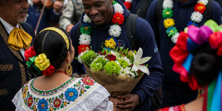 Mundial 2026: La selección de Sudáfrica llega a México entre canciones de mariachis