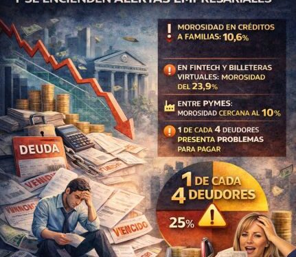 La morosidad récord limita el acceso al crédito y disminuye su potencial para estimular la economía