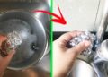 Usos del papel aluminio: frotarlo sobre las canillas para mantenerlas brillantes