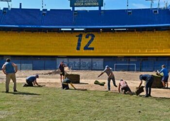 Boca Juniors analiza opciones para trasladar su localía y mejorar el césped de la Bombonera