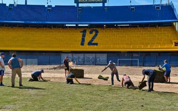 Boca Juniors analiza opciones para trasladar su localía y mejorar el césped de la Bombonera