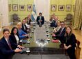 Javier Milei se reunió con directivos de Bayer en Casa Rosada
