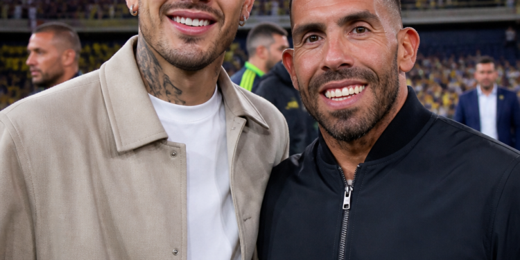 Paredes y Tevez: un emotivo encuentro entre ídolos de Boca