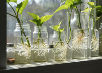 Cómo propagar plantas de interior en agua: transforma los restos de poda en nuevas especies