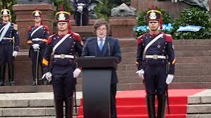Javier Milei habló en el acto para conmemorar a San Martín
