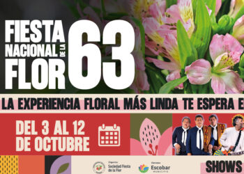 ESCOBAR SE PREPARA PARA LA FIESTA NACIONAL DE LA FLOR
