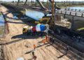 El nuevo Puente Carretero entre Santa Fe y Santo Tomé alcanzó un 55% de avance