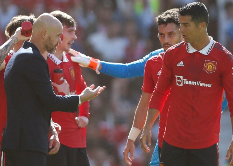 Erik ten Hag revela su enfrentamiento con Cristiano Ronaldo en el Manchester United