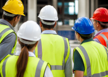 Significado de los colores de los cascos en las obras de construcción